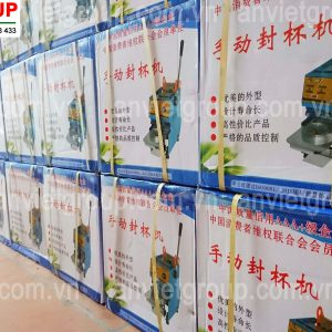 Máy dán ép dập nắp miệng ly cốc Eton D7 17 Máy dán ép dập đậy nắp miệng ly cốc Eton