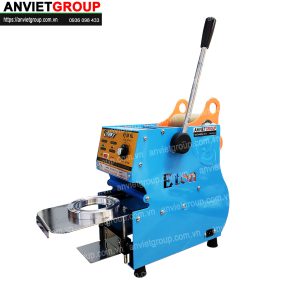 Máy dán ép dập nắp miệng ly cốc Eton D7 8 Máy dán ép dập đậy đóng nắp miệng ly cốc hộp Eton D7 An Việt (ET-D7