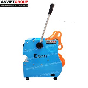 Máy dán ép dập nắp miệng ly cốc Eton D7 10 Máy dán ép dập đậy đóng nắp miệng ly cốc hộp Eton D7 An Việt (ET-D7