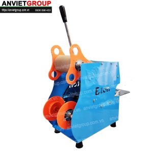 Máy dán ép dập nắp miệng ly cốc Eton D7 11 Máy dán ép dập đậy đóng nắp miệng ly cốc hộp Eton D7 An Việt (ET-D7