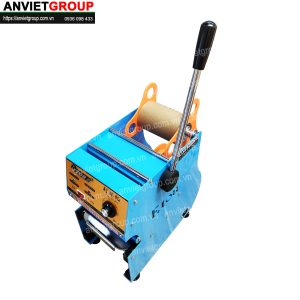 Máy dán ép dập nắp miệng ly cốc Eton D7 13 Máy dán ép dập đậy đóng nắp miệng ly cốc hộp Eton D7 An Việt (ET-D7