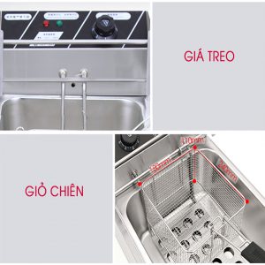 Nồi bếp đơn chiên nhúng điện BC1E An Việt 8 Nồi bếp chiên nhúng đơn An Việt