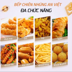 Nồi Bếp Đôi Chiên Nhúng Điện BC2E An Việt 10 Nồi bếp chiên nhúng An Việt