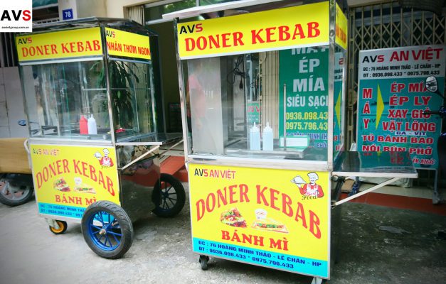 Xe nướng bánh mì thổ nhĩ kỳ Doner Kebab An Việt