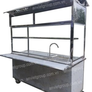 Xe bán hàng nước ép trái cây cà phê trà sữa An Việt