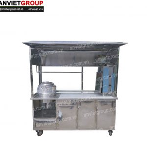 Xe bán bánh mì thịt nướng Thổ Nhĩ Kỳ Doner Kebab 1m8 5 Xe bán xôi bánh mì Doner Kebab Thổ Nhĩ Kỳ An Việt