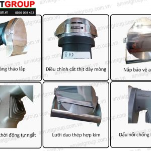 Máy dao cắt thái thịt nướng Doner Kebab Thổ Nhĩ Kỳ KS100E An Việt