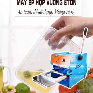 Máy dán ép, dập đậy nắp miệng hộp vuông chữ nhật Eton W3S An Việt 9 Máy dán ép dập đậy đóng nắp miệng hộp Eton An Việt