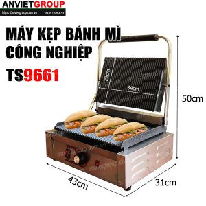 Máy kẹp nướng bánh mì công nghiệp Tiross TS-9661