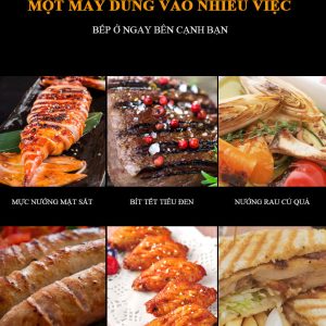 Máy kẹp nướng bánh mì bán công nghiệp TS9663 An Việt